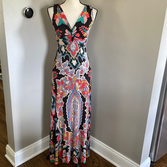 MAEVE Anthropologie multicolor maxi dress Camilla - Picture 4 of 16